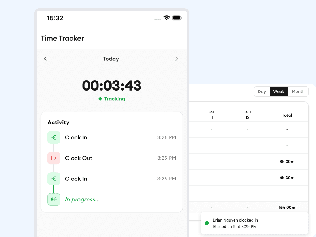 Homitask screenshot — Instant push notifications to your whole team