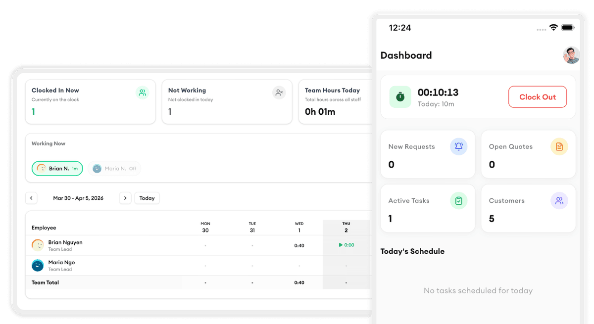 Homitask app preview